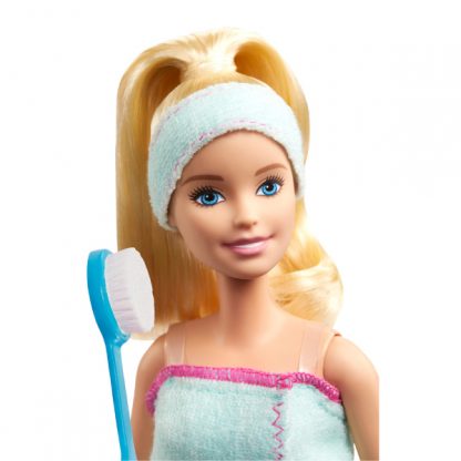 Кукла Barbie Активный отдых Блондинка со щенком и аксессуарами