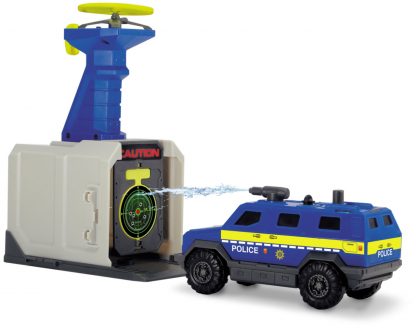 Набор Dickie Toys Sos Станция SWAT c 3 машинками и пускателем дронов, со светом и звуком