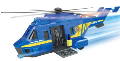Набор Dickie Toys Управление полиции с 4 машинами и вертолетом, со светом и звуком