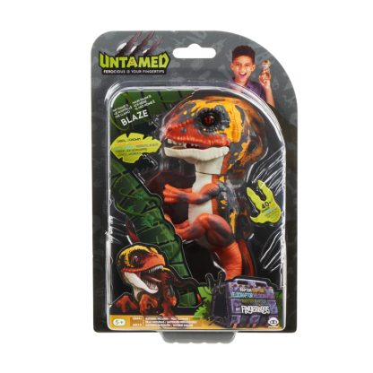 Интерактивная игрушка WowWee Fingerlings Динозавр Blaze оранжевый