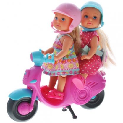 Кукольный набор Steffi & Evi Love Эви Весёлая поездка на скутере