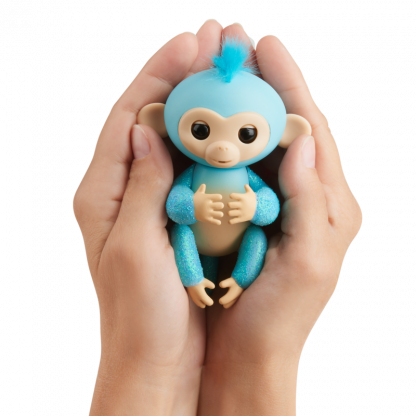 Интерактивная блестящая обезьянка WowWee Fingerlings Glitter Амелия 