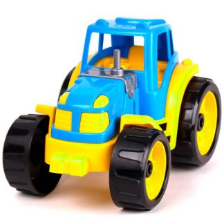 Трактор ТехноК сине-желтый 25 см