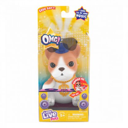 Интерактивная игрушка OMG Pets Little live pets Шоу талантов Щенок Хип Хоп