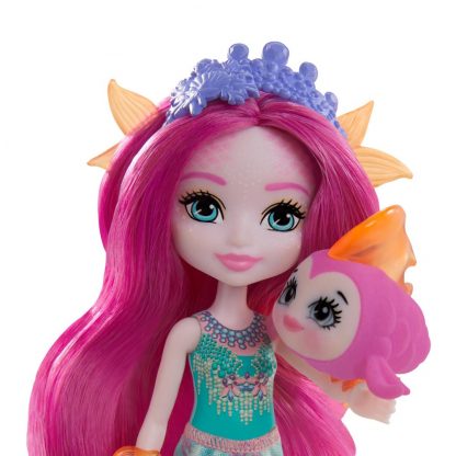 Кукла Enchantimals Royal Русалочка Маура с рыбкой Глайд