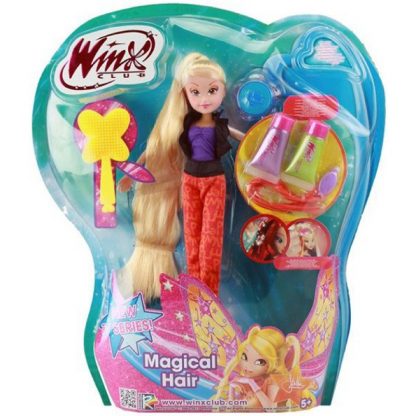 Кукла WinX Волшебные волосы Стелла 27 см (Винкс)