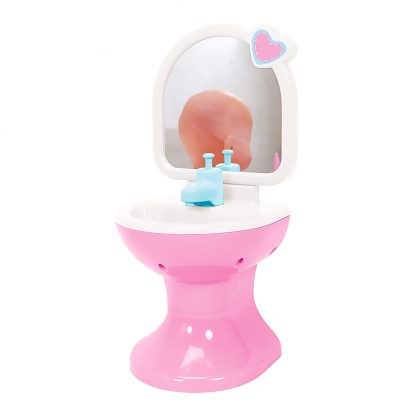 Игровой набор Simba Ванная комната с функцией подачи воды New Born Baby Пупс с аксессуарами 30 см