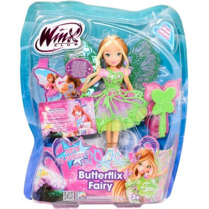 Кукла Winx Butterflix Fairy Баттерфликс Флора 27 см (Винкс)