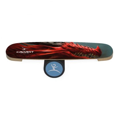 Баланс борд InGwest Red Dragon (Balance Board Training System) с прорезиненным роллером