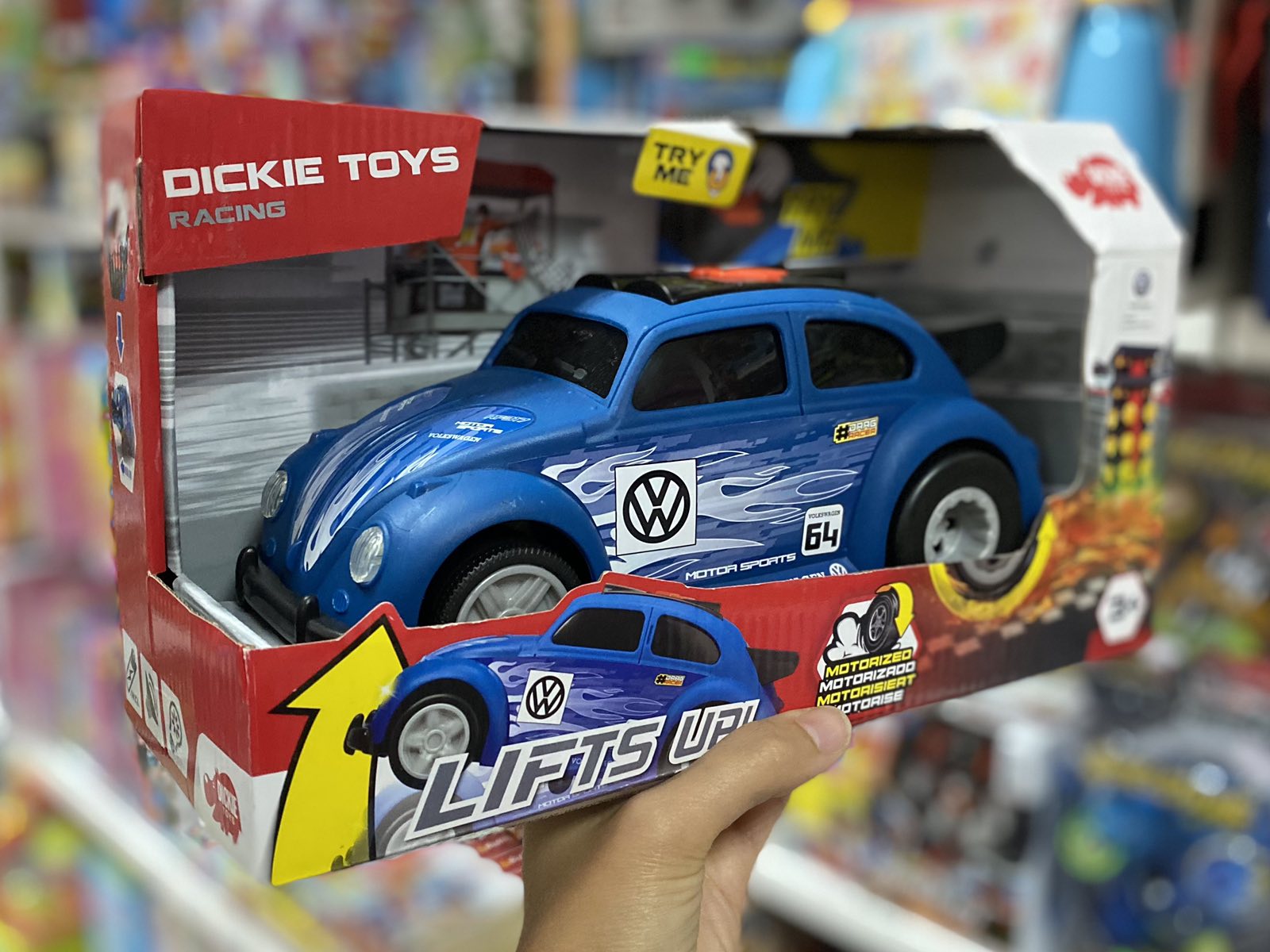 Машинка Dickie Toys Volkswagen Beetle рейсинговая 26 см