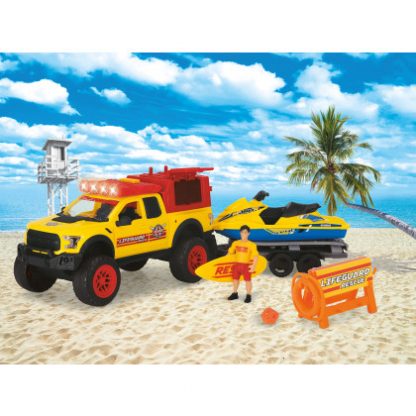 Витрина магазина: Игровой набор Dickie Toys Playlife Пляжный патруль Внедорожник с эффектами