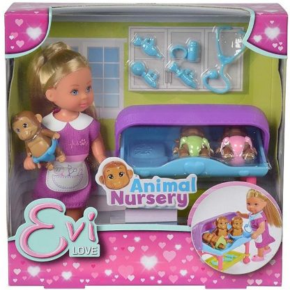 Игровой набор Steffi & Evi love Кукла Эви Ветеринар с аксессуарами
