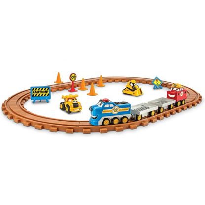 Игровой набор CAT Железная дорога Строительный экспресс для дошкольников
